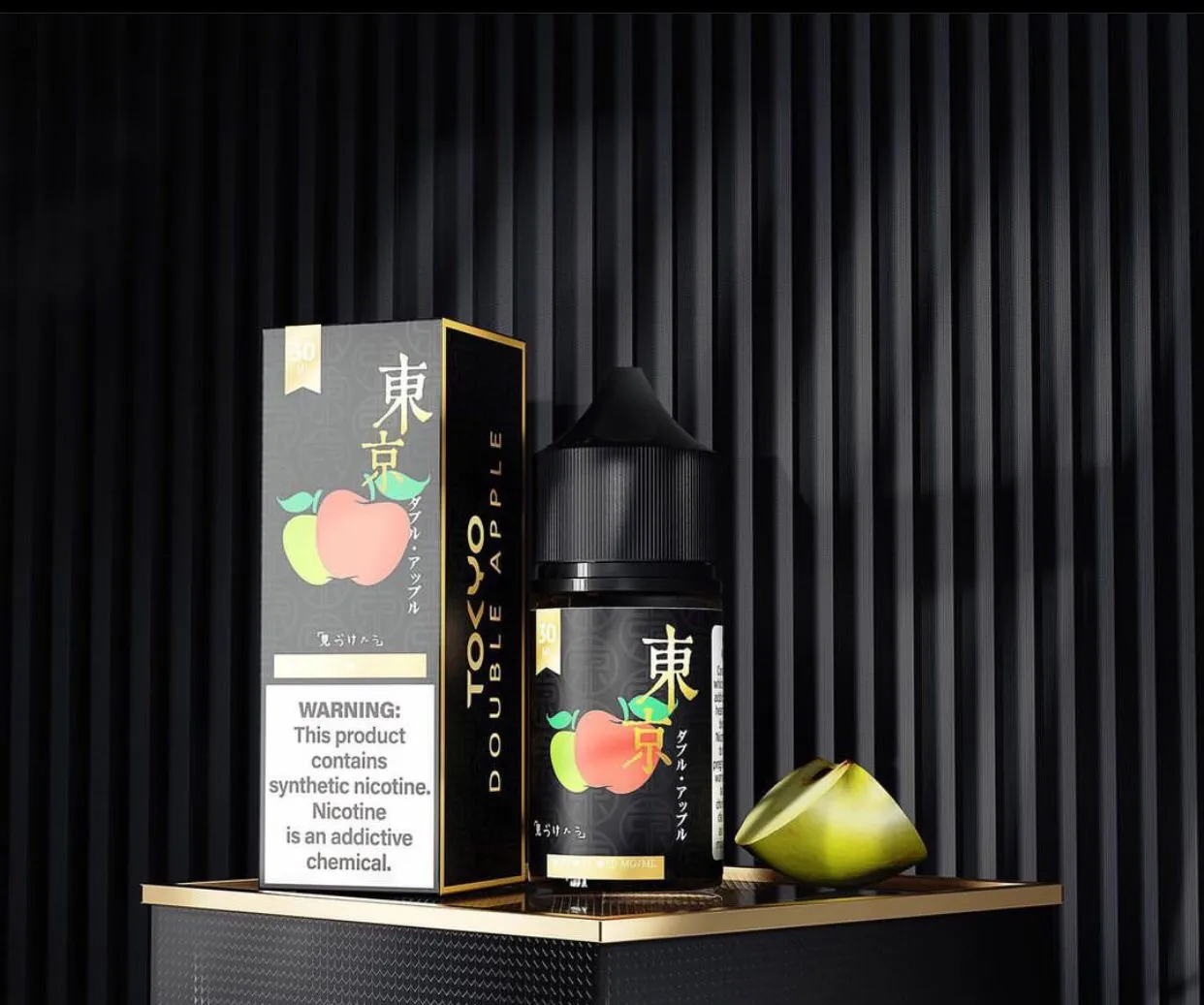 Double-apple-Tokyo-saltnic-golden-series-30ml-Vip-vape-store.webp