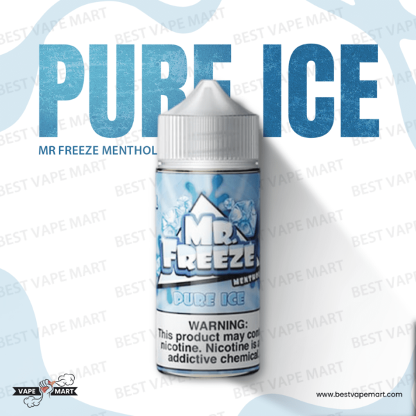 PURE ICE BY MR FREEZE MENTHOL – 100ML – 3MG/6MG |  PURE ICE BY MR FREEZE MENTHOL 100ML Price in Pakistan