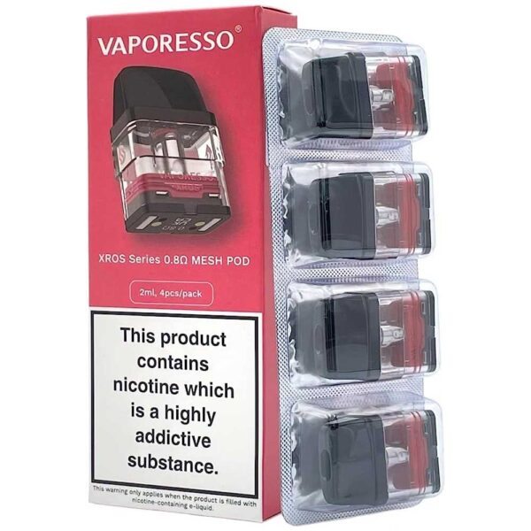 VAPORESSO XROS REPLACEMENT PODS – 0.8 OHMS 2ml & 3ml Price in Pakistan