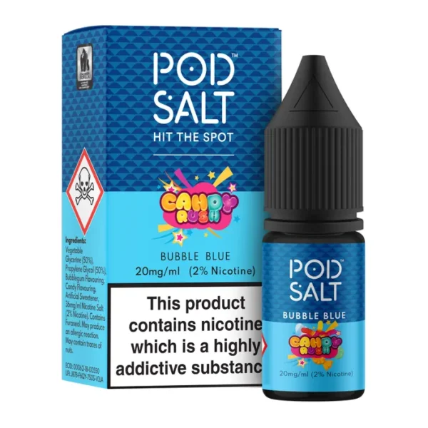 POD SALT FUSIONS BUBBLE BLUE 10ML Price in Pakistan