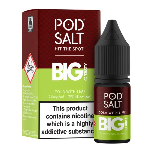 POD SALT FUSIONS COLA WITH LIME 10ML Price in Pakistan