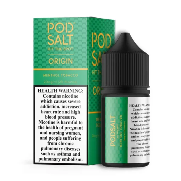 POD SALT ORIGIN MENTHOL TOBACCO 30ML Price in Pakistan