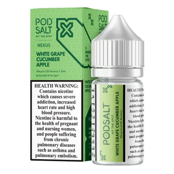 POD SALT NEXUS GRAPE CUCUMBER APPLE 30ML Price in Pakistan